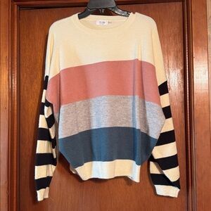 Bluivy Multicolor Striped Sweater